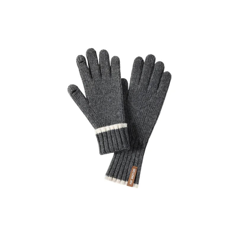 Basics Simple Knit Gloves-8