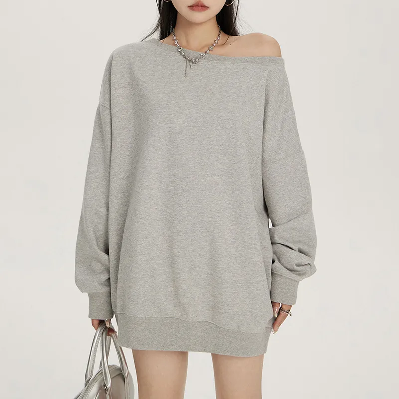 Fashionable Casual Cotton Sweatshirt Women-8
