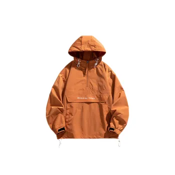 Retro Loose Blended Synthetic Fabrics Outdoor Jacket