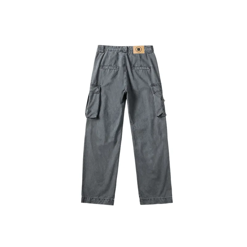 Street Casual 100% Cotton Cargo Pants-1