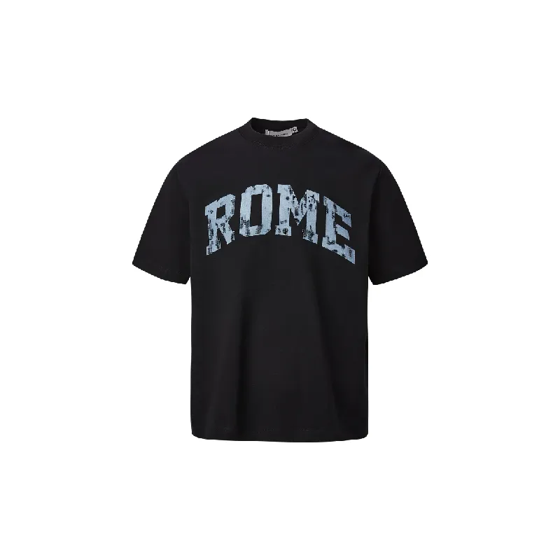 Street Loose Cotton Blended Fabric T Shirt-6