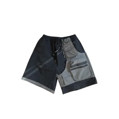 Loose Black Gray Shorts