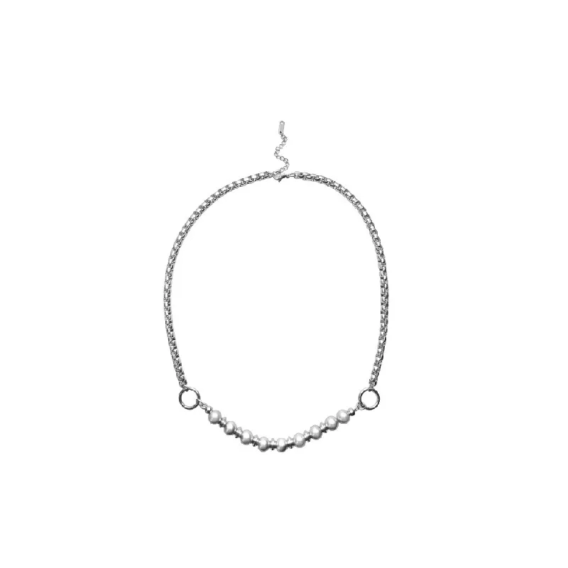 Fashionable Pearls Necklace-0