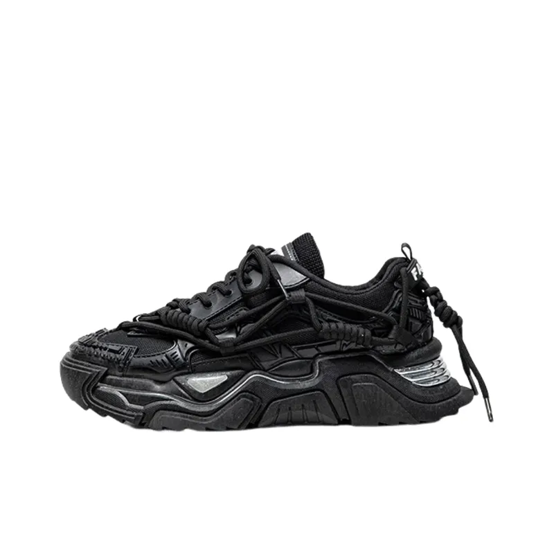 Breathable Inner Height Increase Thick soled Casual Running Trendy Shoes-9