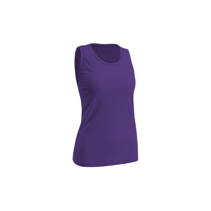 Sporty Loose Polyester Vest Women-0