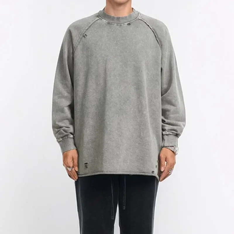Retro Loose 100% Cotton T Shirt-8