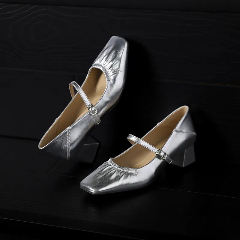 Casual Plain Mary Jane Shoes-2