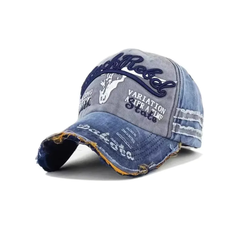 Retro Washed Peaked Cap-4