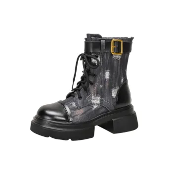Retro Simple Outdoor Boots
