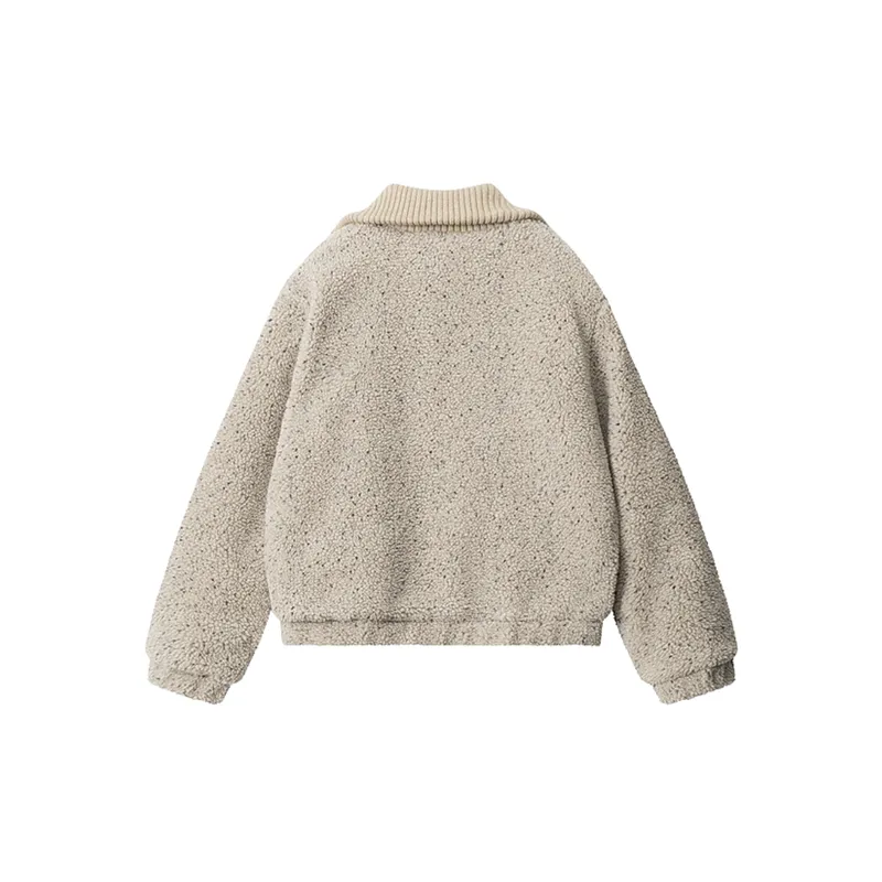 Simple Warm Quilted Jacket Women-1