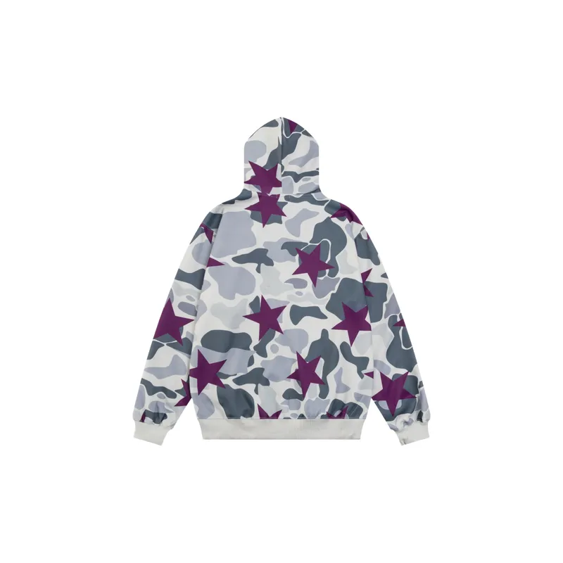 Fashionable Star Cotton Sweatshirt-1