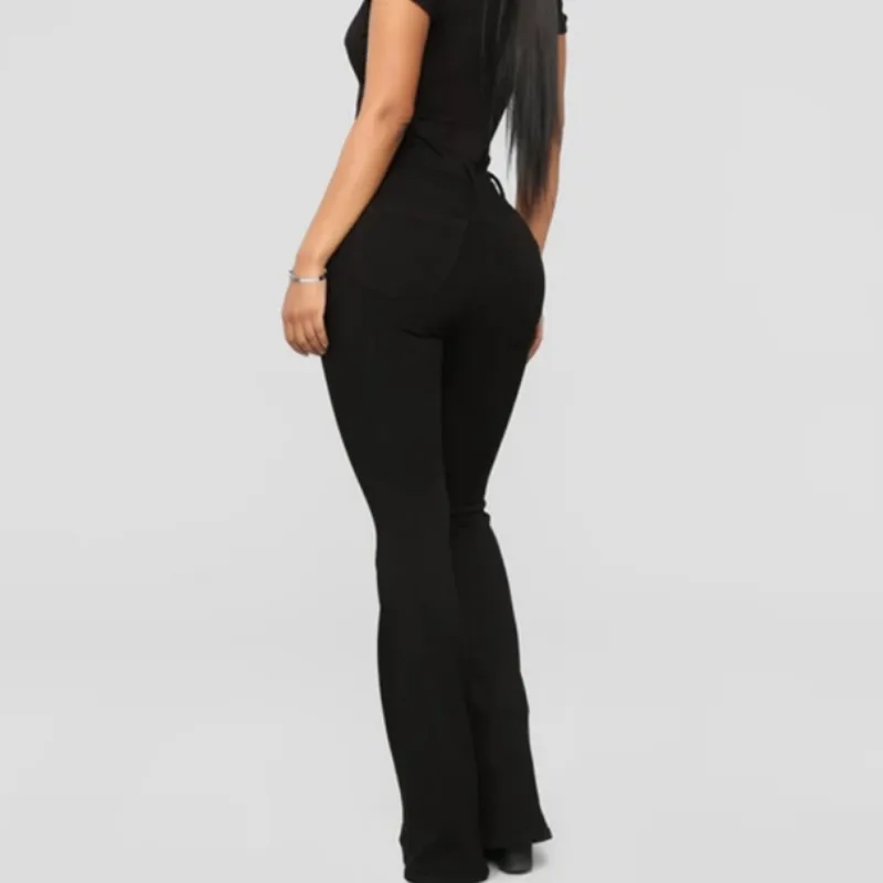 Casual Simple Jeans Women-7