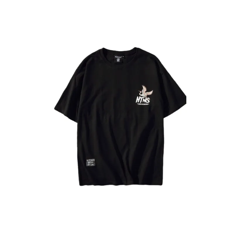 Trendy Hip Hop Printed Short sleeved Loose T shirt-4
