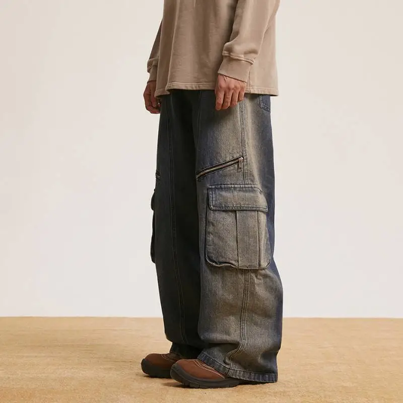 Retro Loose Cargo Pants-2