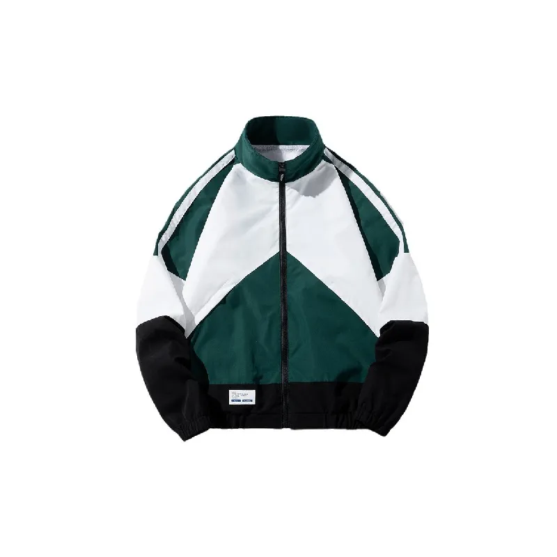 Casual Sporty Blended Synthetic Fabrics Jacket-0
