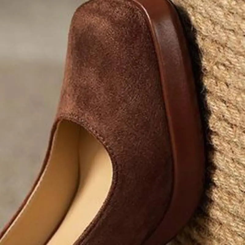 Retro Plain High Heels-3