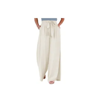 Simple Print Casual Pants