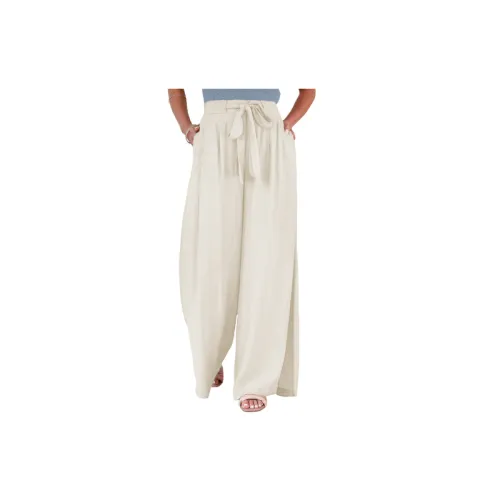 Simple Print Casual Pants