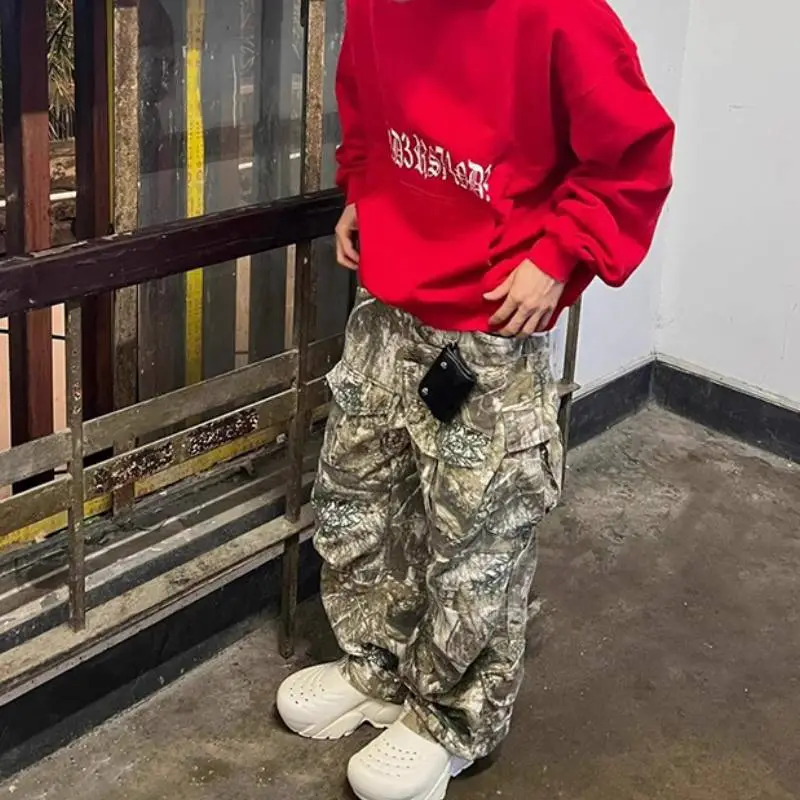 Casual Loose Cargo Pants-1