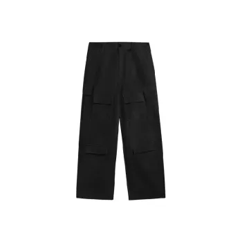 Casual Wide Leg Loose Polyester Cargo Pants