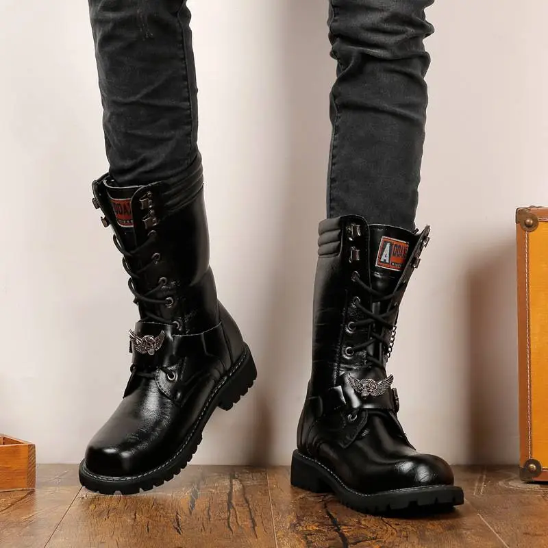 Fashionable Cool Mid Calf Boots-3