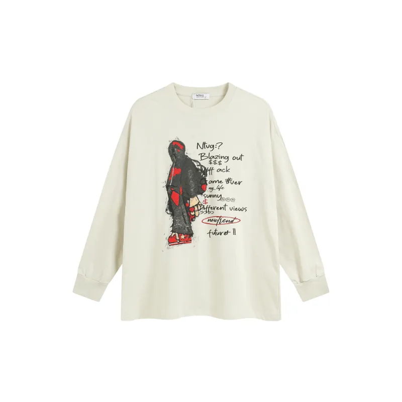Cute Loose Sweatshirt-0