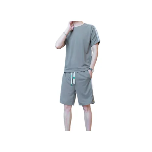 Large Size Trendy Shorts And T-Shirt Set