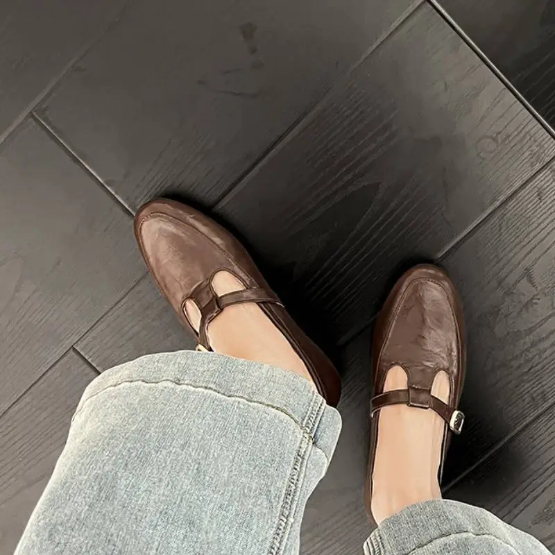 Fashionable Simple Mary Jane Shoes-7