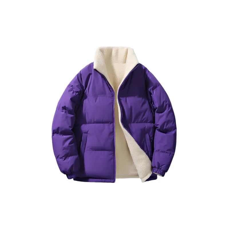 Simple Casual Blended Synthetic Fabrics Quilted Jacket-7