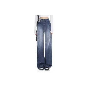 Loose Straight Leg Jeans Women