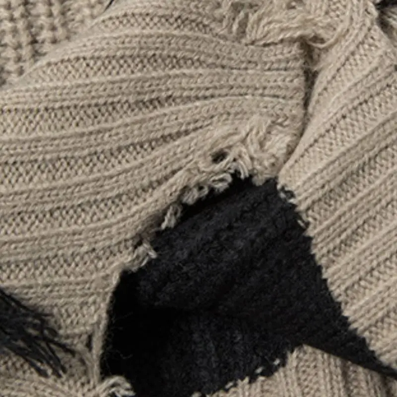 Casual Loose Acrylic Fibres Sweater Women-3