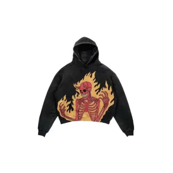 Casual Print Skull Fashion Hoodie