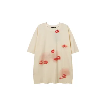 Letter Fashionable 100% Cotton T Shirt