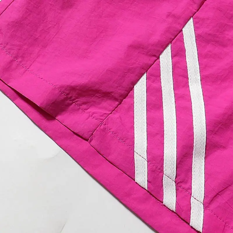 Fashionable Striped Blended Synthetic Fabrics Casual Shorts-3