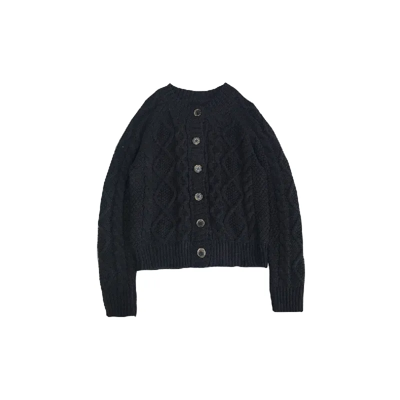 Retro Loose Sweater Women-0