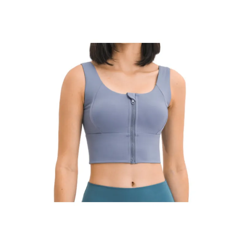 Fashionable Zipper Sports Underwear Women-6