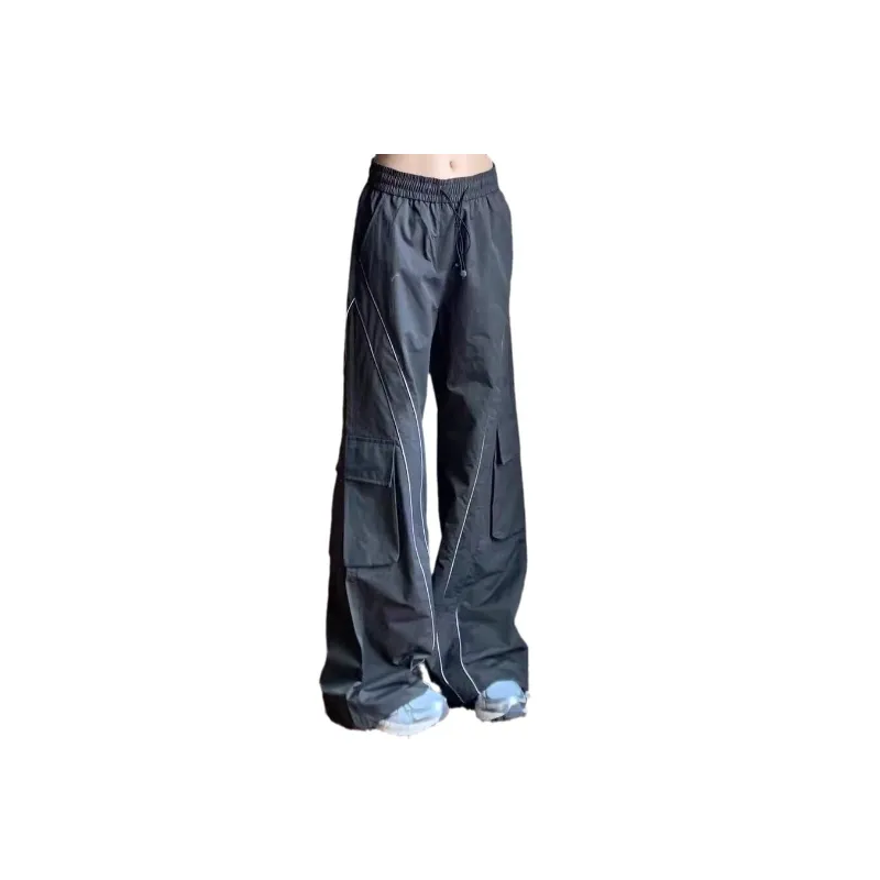 Retro Loose Cargo Pants-0