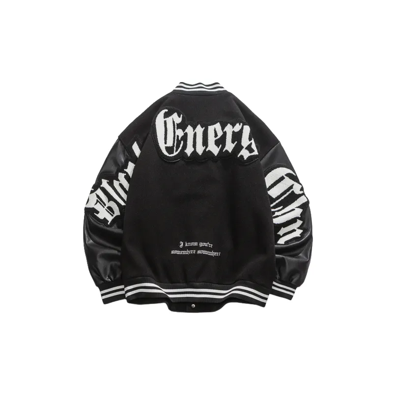 Fashionable Letter Baseball Jersey-5