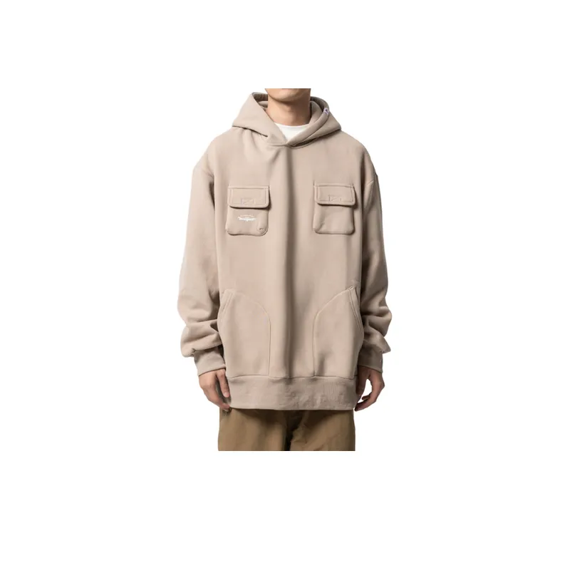 Fleece lined Heavy Hooded Trendy Brand Thickened Top-2