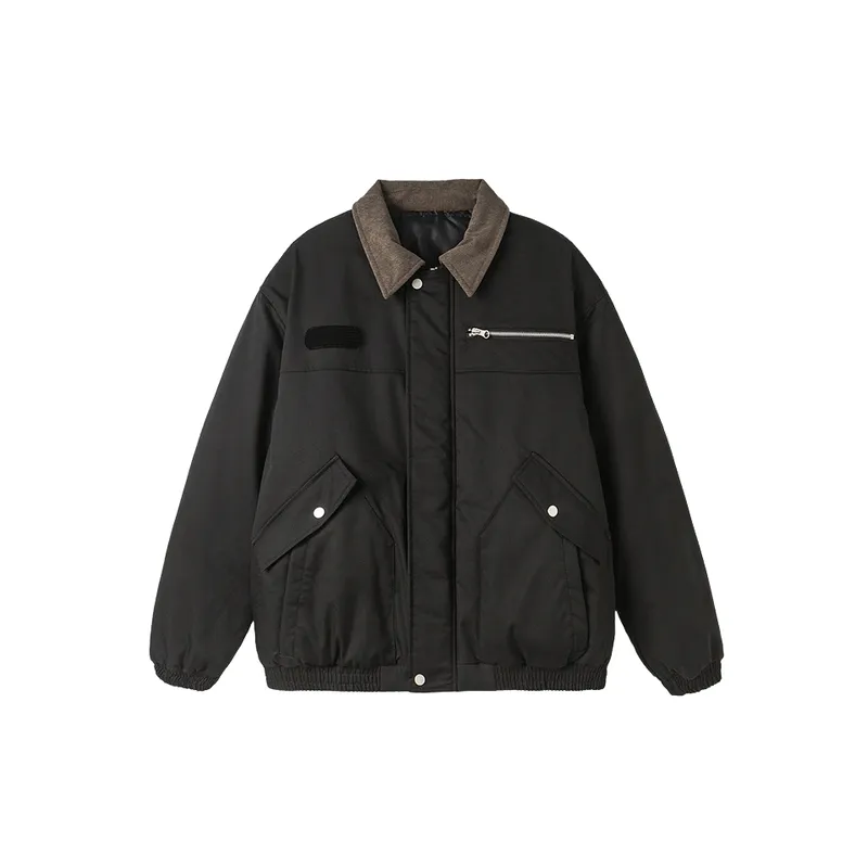 Loose Casual Quilted Jacket-0