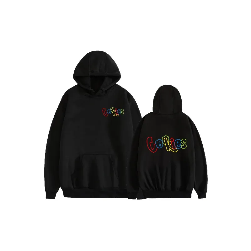 Casual Loose Polyester Hoodie-0