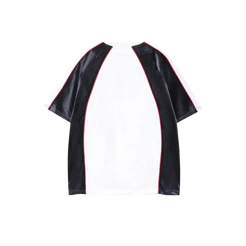 Retro Trendy Colorblock T Shirt-3