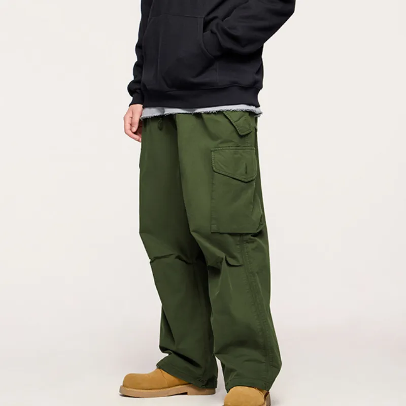 Street Loose Cotton Sports Pants-7