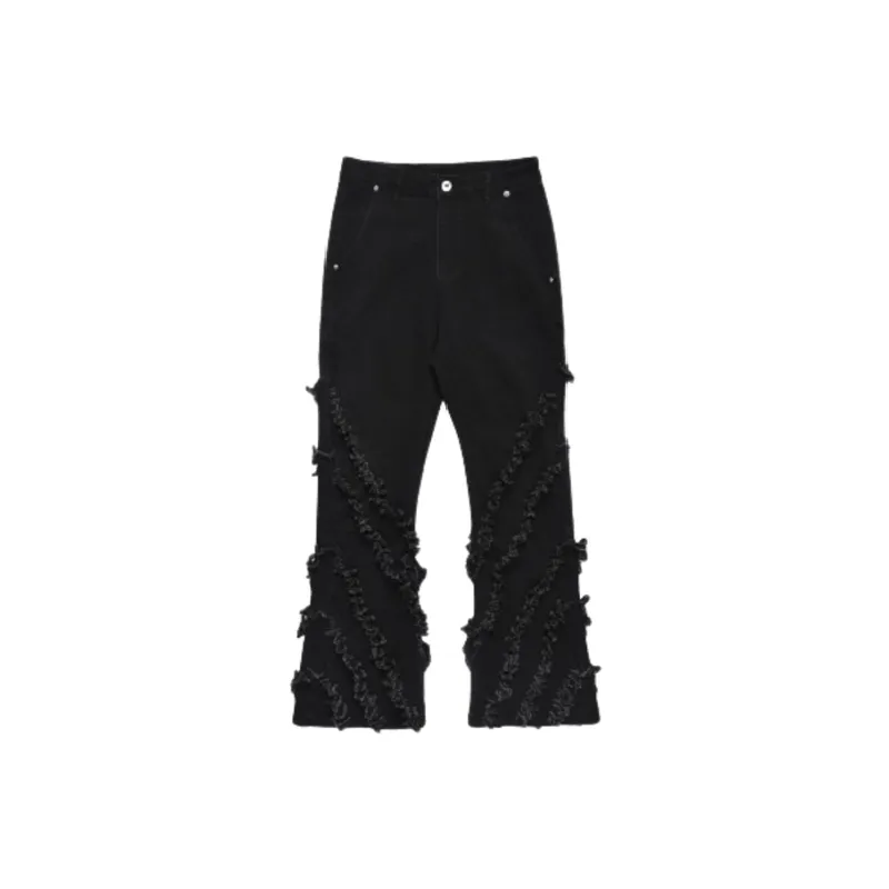 Trendy Personalized Flared Jeans