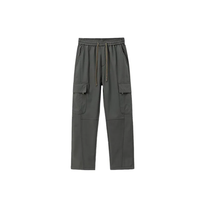 Cool Loose Blended Synthetic Fabrics Cargo Pants-6