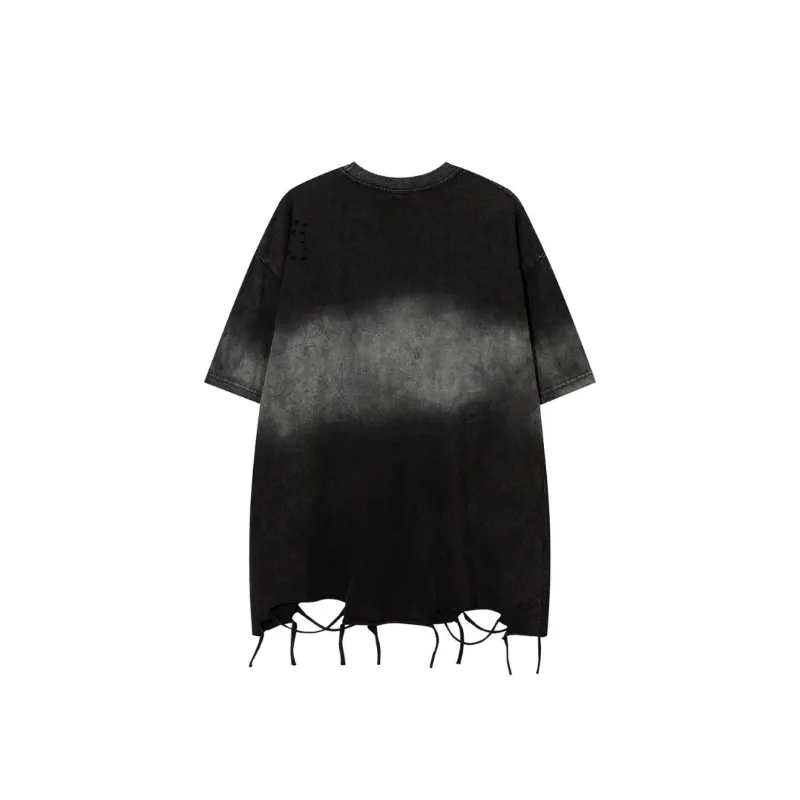 Punk Tie Dye 100% Cotton T Shirt-1