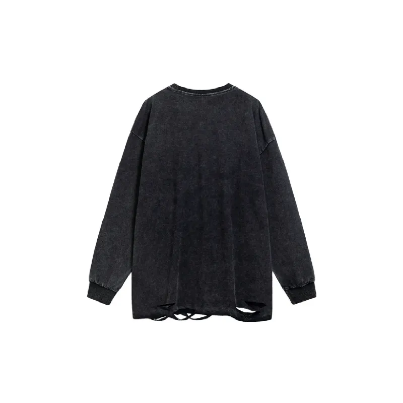 Retro Washed Loose Sweatshirt-1
