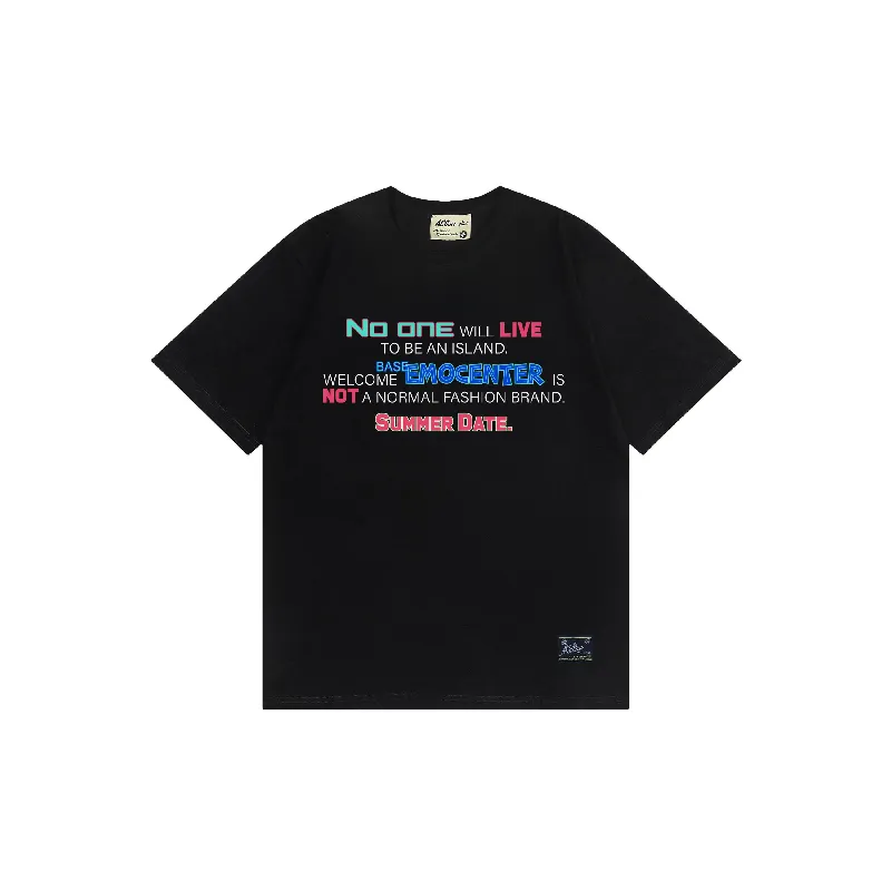 Fashionable Loose 100% Cotton T Shirt-5