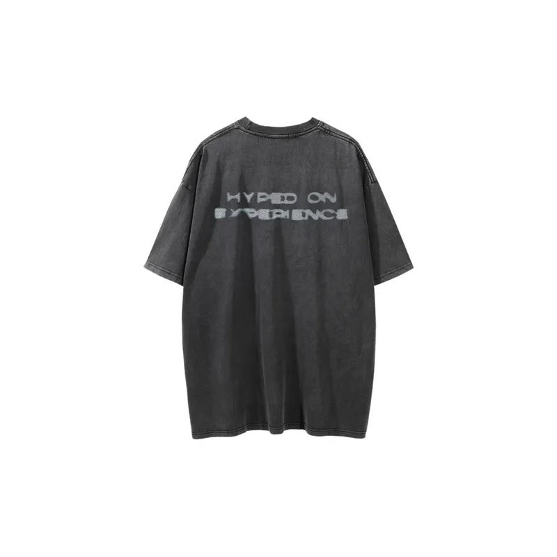 Casual Fashionable Cotton Blended Fabric T Shirt-1