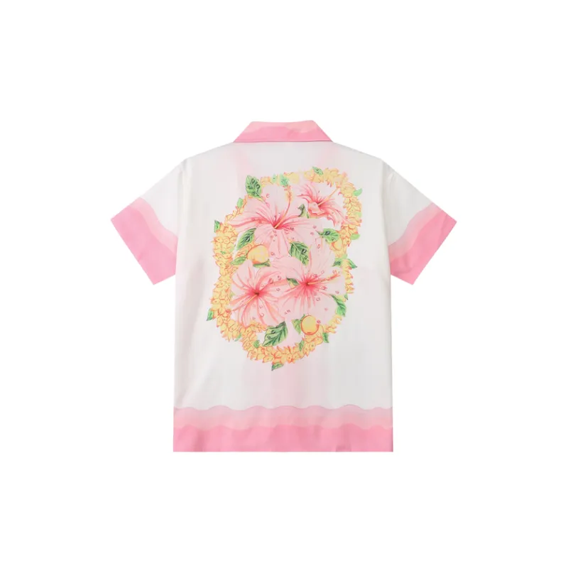 Casual Retro Printed Cardigan Shirt-1
